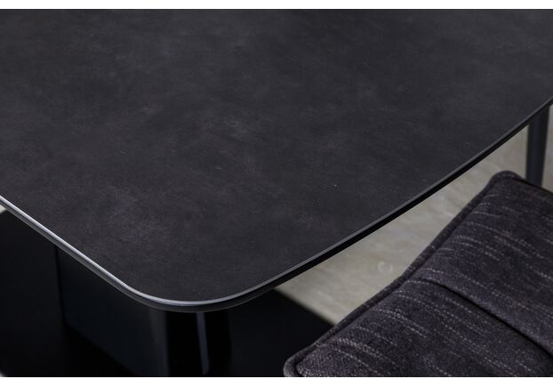 Стол обеденный MARYLAND (120/160*80*76 cm керамика) черный - Фото №2