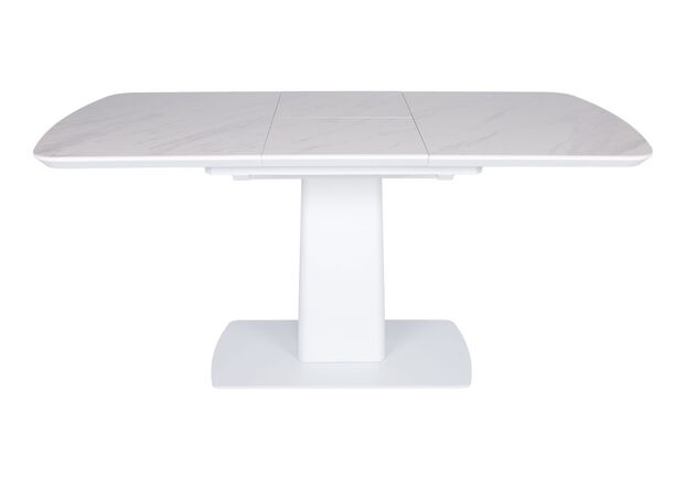 Стол обеденный MARYLAND (120/160*80*76 cm керамика) белый - Фото №1
