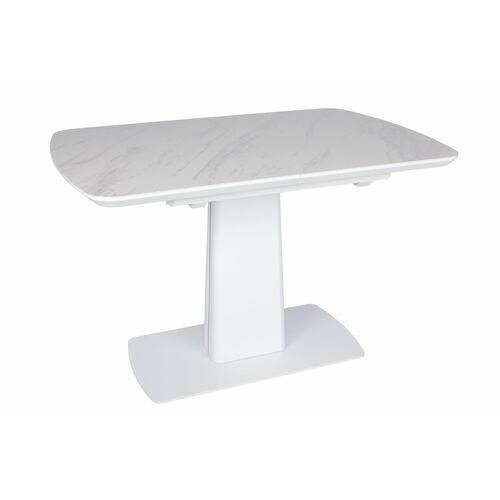 Стол обеденный MARYLAND (120/160*80*76 cm керамика) белый - Фото №3