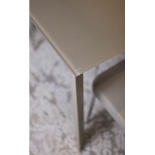 Стол обеденный BRISTOL S (100/150*74*75cmH стекло) капучино - Фото №4