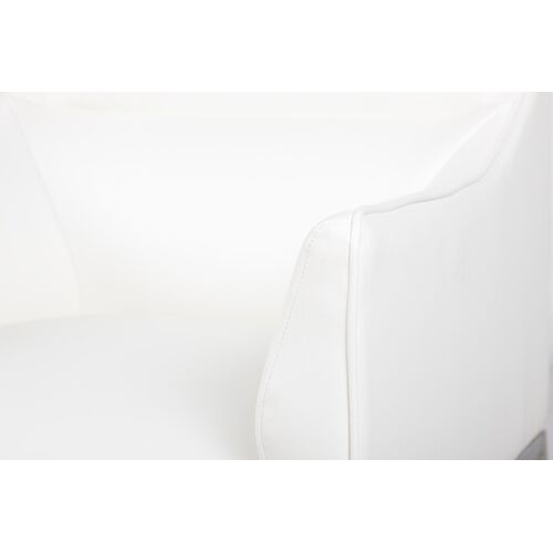 Лаунж - кресло MERIDA (71*75*69 cm экокожа) белый - Фото №2