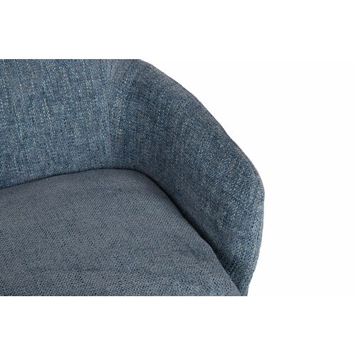 Крісло-банкетка OLIVA (151,5*67,7*83,5 cm текстиль) синій - Фото №3