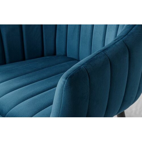 Кресло BONN (64*60*87 cm велюр) синий - Фото №3