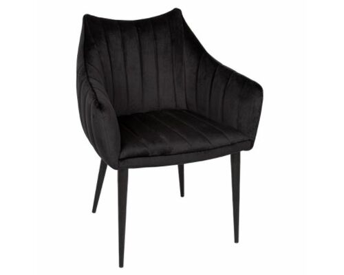 Кресло BONN (64*60*87 cm велюр) черный - Фото №1