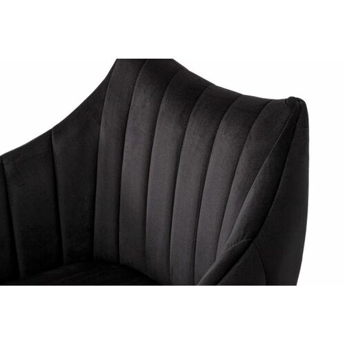Кресло BONN (64*60*87 cm велюр) черный - Фото №2