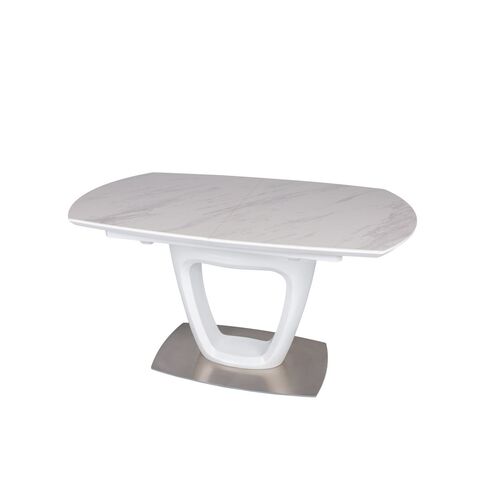 Стол обеденный OTTAWA (140+(45)*85*76 керамика) белый - Фото №3