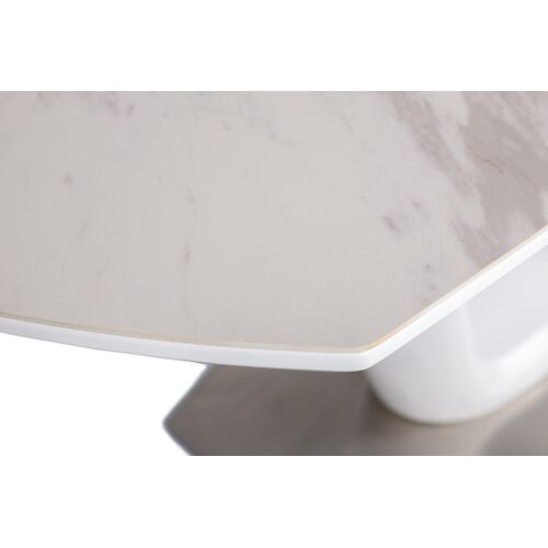 Стол обеденный OTTAWA (140+(45)*85*76 керамика) белый - Фото №15