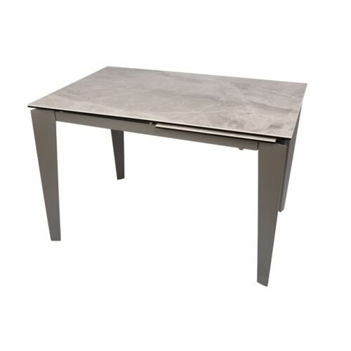 Стол обеденный ALTA (120(+50)*80*76 cm керамика ) серый глянец - Фото №3
