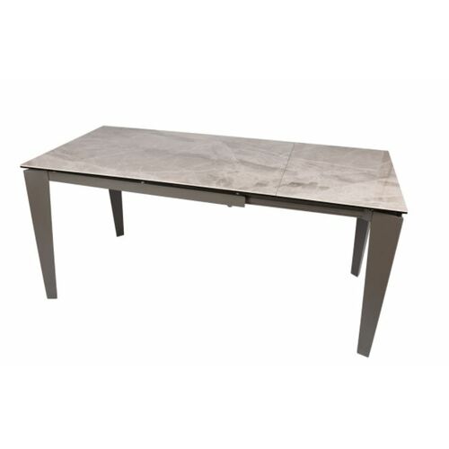 Стол обеденный ALTA (120(+50)*80*76 cm керамика ) серый глянец - Фото №4