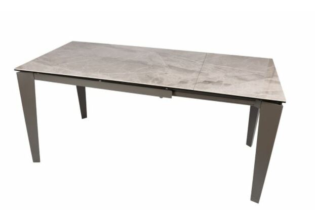 Стол обеденный ALTA (120(+50)*80*76 cm керамика ) серый глянец - Фото №2