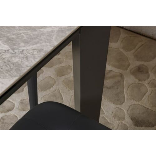 Стол обеденный ALTA (120(+50)*80*76 cm керамика ) серый глянец - Фото №10