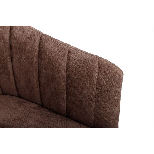 Кресло BONN (64*60*87 cm текстиль) коричневый NEW - Фото №5