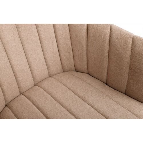 Кресло BONN (64*60*87 cm текстиль) кофейный NEW - Фото №3