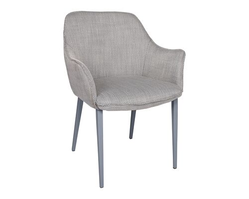 Кресло MILTON (51*61*78 cm рогожка) серый - Фото №1