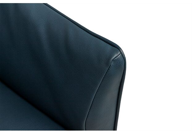 Лаунж - крісло MERIDA (72*71*79 cm екошкіра) темно-синій - Фото №2