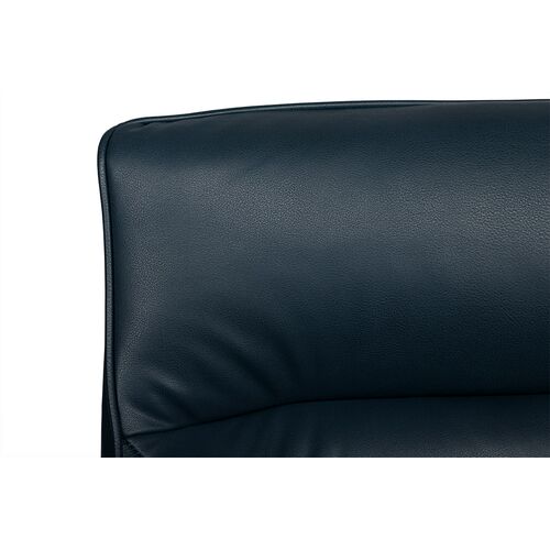 Лаунж - крісло MERIDA (72*71*79 cm екошкіра) темно-синій - Фото №6