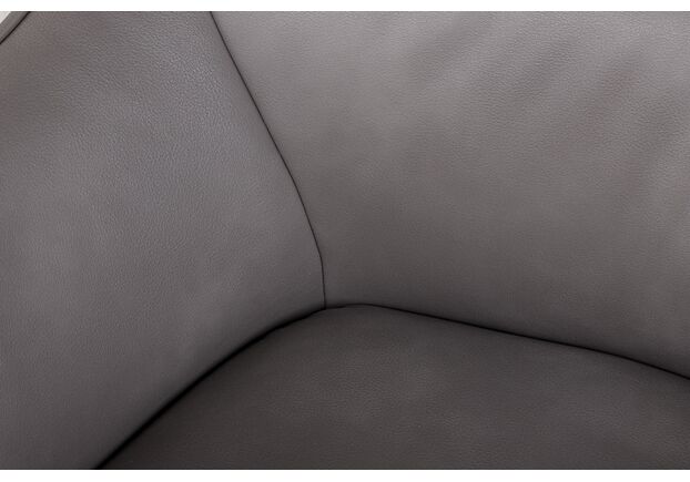 Лаунж - крісло MERIDA (72*71*79 cm екошкіра) сірий - Фото №2