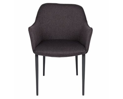 Кресло MILTON (51*61*78 cm текстиль) черный баклажан - Фото №1