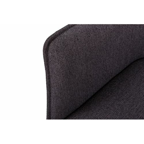 Кресло MILTON (51*61*78 cm текстиль) черный баклажан - Фото №4