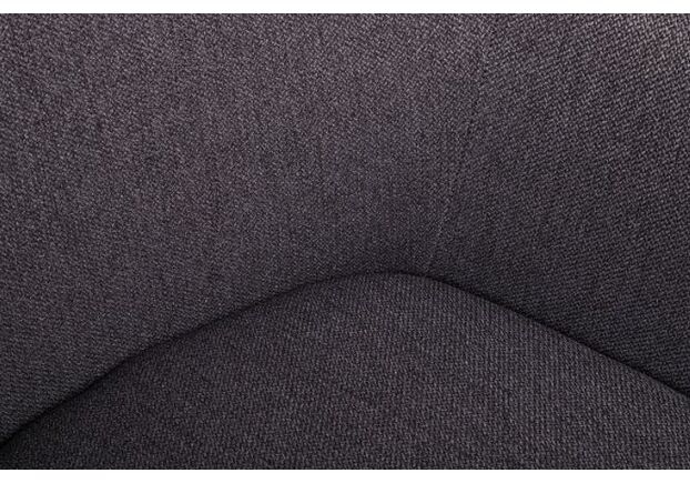 Кресло MILTON (51*61*78 cm текстиль) черный баклажан - Фото №2