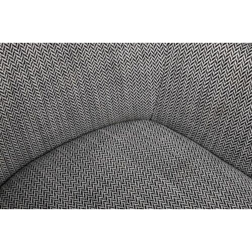 Кресло MILTON (51*61*78 cm текстиль) рогожка черно-белый - Фото №5