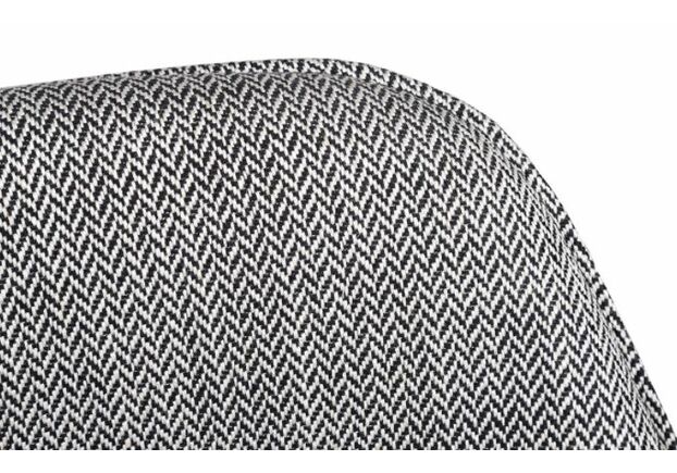 Кресло MILTON (51*61*78 cm текстиль) рогожка черно-белый - Фото №2