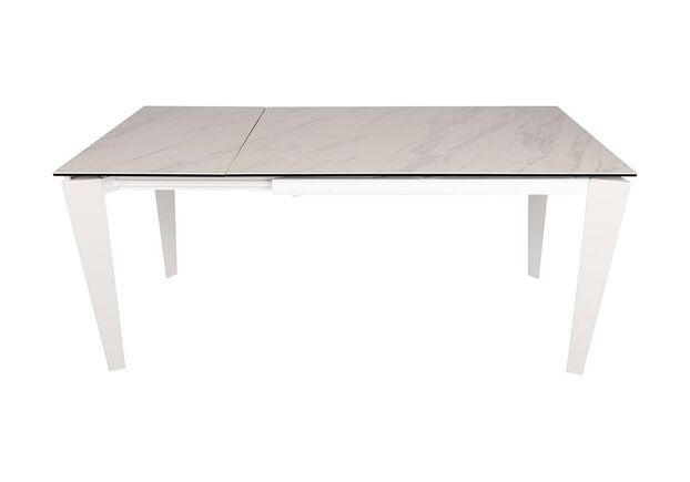 Стол обеденный ALTA (120(+50)*80*76 cm керамика ) белый - Фото №1