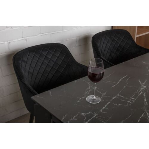 Стол обеденный ALTA (120(+50)*80*76 cm керамика) черный - Фото №5