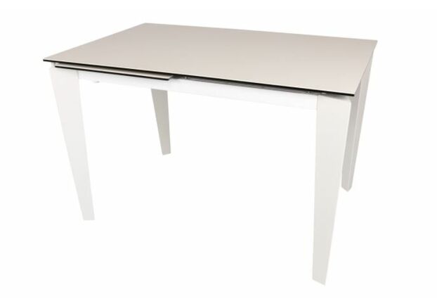 Стол обеденный ALTA (120(+50)*80*76 cm керамика ) белый матовый - Фото №2