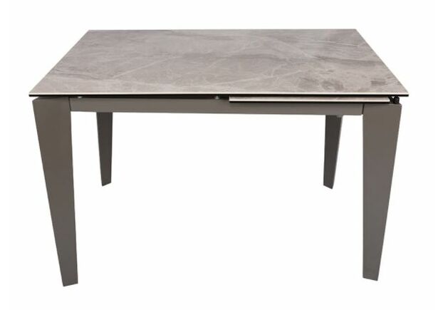Стол обеденный ALTA (120(+50)*80*76 cm керамика ) серый глянец - Фото №2