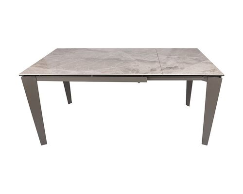 Стол обеденный ALTA (120(+50)*80*76 cm керамика ) серый глянец - Фото №1