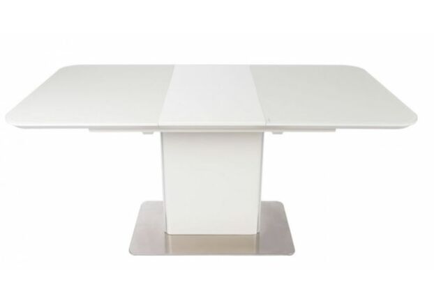 Стол обеденный BARRIE (120(+40)*80*76) белый - Фото №1