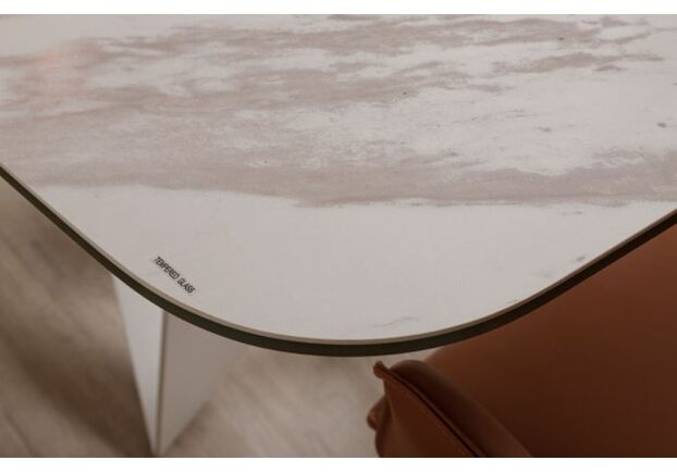 Стол обеденный WELLINGTON (180*90*76cmH керамика) белый - Фото №2