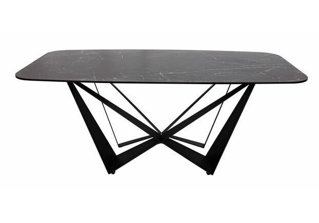 Стол обеденный WELLINGTON (180*90*76cmH керамика) черный - Фото №1