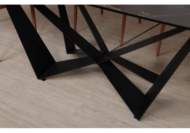 Стол обеденный WELLINGTON (180*90*76cmH керамика) черный - Фото №2