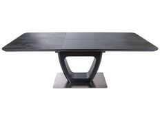 длинный раскладной стол черный 