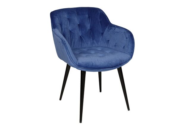 Кресло Viena (60*63*77,5 cm текстиль) синий - Фото №1