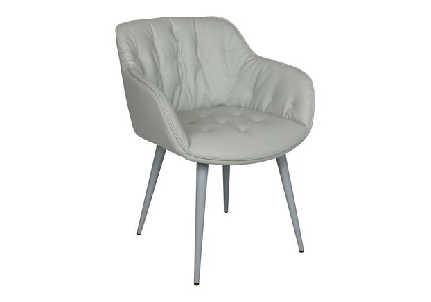 Кресло Viena (60*63*77,5 cm экокожа) светло серый - Фото №1