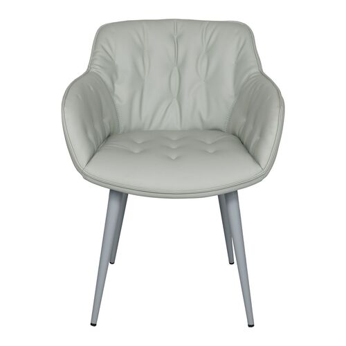 Кресло Viena (60*63*77,5 cm экокожа) светло серый - Фото №2