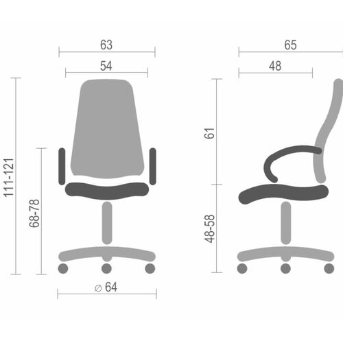 Кресло Новый стиль BOSS KD Tilt PL64 ECO-30 - Фото №2
