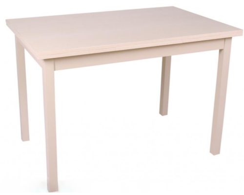Стол обеденный деревянный раскладной Мелитополь Мебель Жанет 2 110(147)(184)*70 см белый CO-260W  - Фото №1