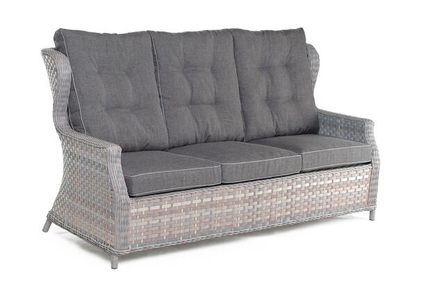 Комплект Глорія сірий ротанг (диван, стіл, 2 крісла) - Фото №2