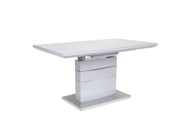 Стол обеденный раскладной Скайлайн 120/160*80 см серый - Фото №1