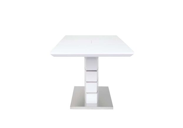Стол обеденный раскладной Скайлайн 120/160*80 см белый - Фото №2