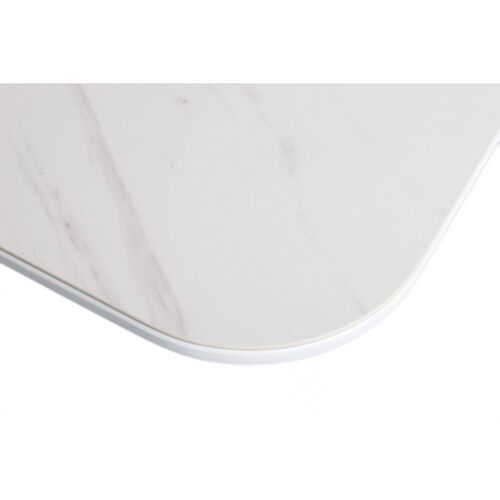 Стол обеденный TORONTO (160+(50)*90*76) керамика белый мат - Фото №3