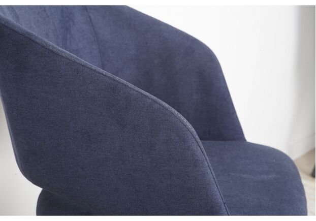 Стул ANDORRA (61*57*82 cm - текстиль) темно-синий - Фото №2