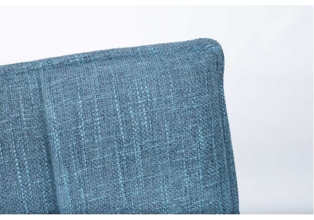 Стул поворотный MADRID (56*44*85 cm - текстиль) рогожка темно-голубой - Фото №2