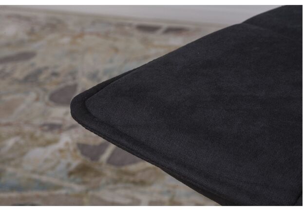 Стул поворотный MADRID (56*44*85 cm - текстиль) черный - Фото №2