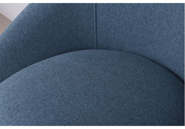 Стул поворотный TOLEDO (58*55*87 cm - текстиль) голубой - Фото №2