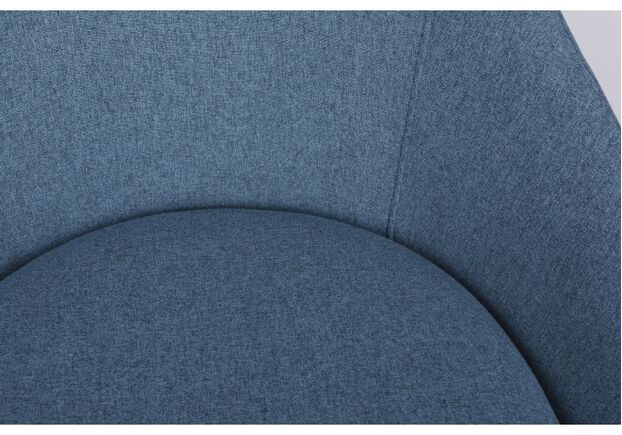 Стілець поворотний TOLEDO (58*55*87 cm - текстиль) синій - Фото №2